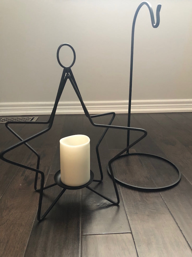 
                  
                    Large Star Candle Holder and  24” Stand $44.00
                  
                