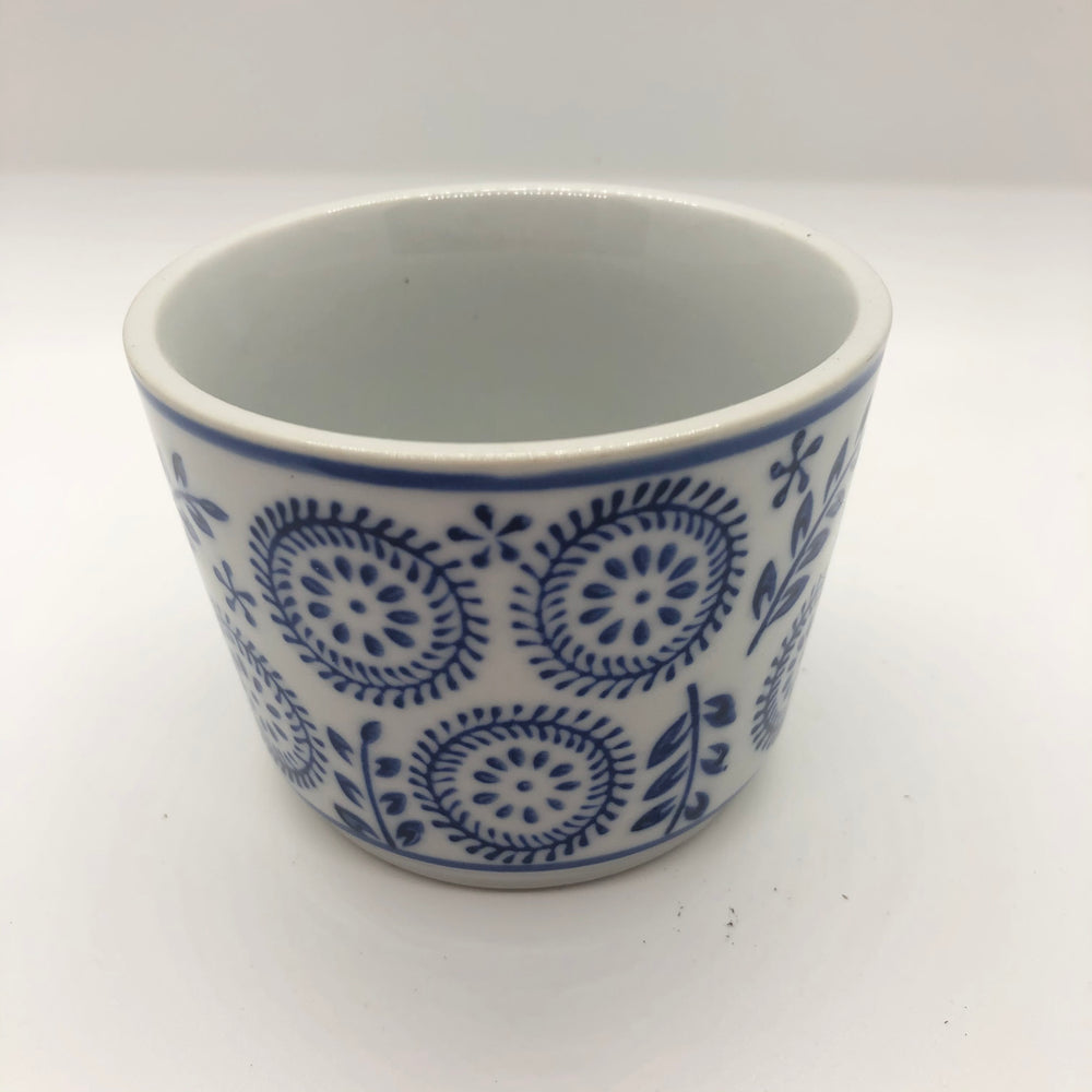 Vintage Blue & White Small Pot